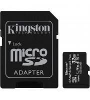 TARJETA MICROSD HC 32GB + ADAPTADOR KINGSTON CANVAS SELECT PLUS - CLASE 10 - 100MB/S