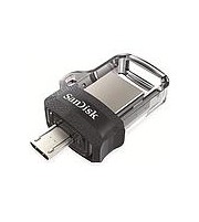 PENDRIVE SANDISK DUAL M3.0 ULTRA - 64GB - CONECTORES USB-A Y MICROUSB - 150MB/S LECTURA - USB 3.0
