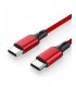 BLEXTER Cable USB-C a USB- C/ 60w/ 1m Rojo Ref:0223-R