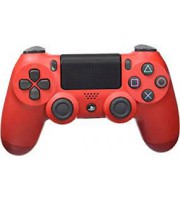 Playstation Sony - Dualshock 4 V2 Mando Inalámbrico, Color Rojo (Magma Red) (PS4)