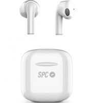 Auriculares Bluetooth SPC Zion Pro con estuche de carga/ Autonomía 3.5h/ Blancos
