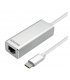 Adaptador USB Tipo-C - RJ45 Aisens A109-0341/ 1000Mbps/ USB 19.92 Tipo-C Macho - RJ45 Hembra