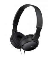 Auriculares Sony MDR-ZX110B/ Jack 3.5/ Negros
