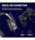 Trust Cascos Gaming GXT 488 Forze-G, Micrófono Plegable, Altavoces Activos 50mm, Cable Trenzado Nailon 1.2m