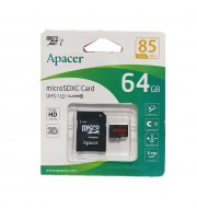 Tarjeta de Memoria Apacer 64GB XC UHS 1 con Adaptador/ Clase 10/85MBs
