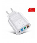 BLEXTER CARGADOR MOVIL USB-C PC 20W + 3 USB 2.4A 48W BLANCO 0227